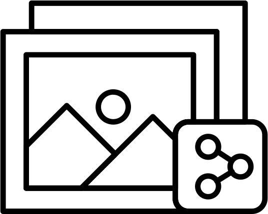 Digital Sharing Icon